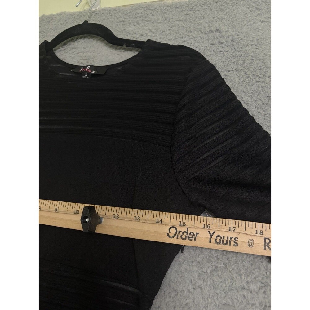 Lulu’s ‘Perfect Mesh Black Bodycon’ Dress Size Small - Picture 10 of 11